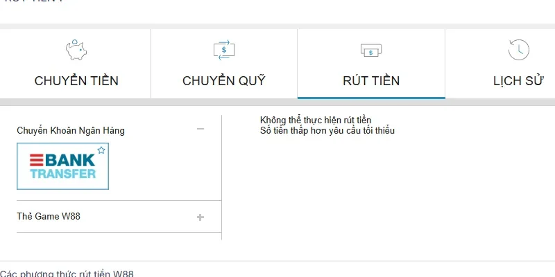 Trang chủ 13 Các phương thức rút tiền nhanh chóng tại w88